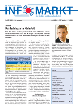 Ausgabe 15 / 2005