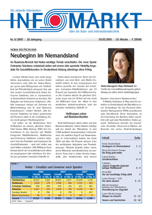 Ausgabe 8 / 2005