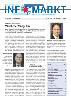 Ausgabe 16 / 2007