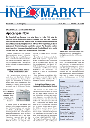 Ausgabe 15 / 2013