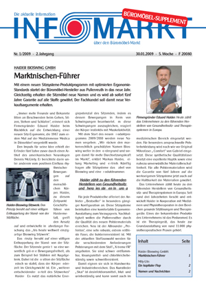 Ausgabe 1 / 2009