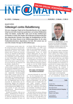 Ausgabe 1 / 2012